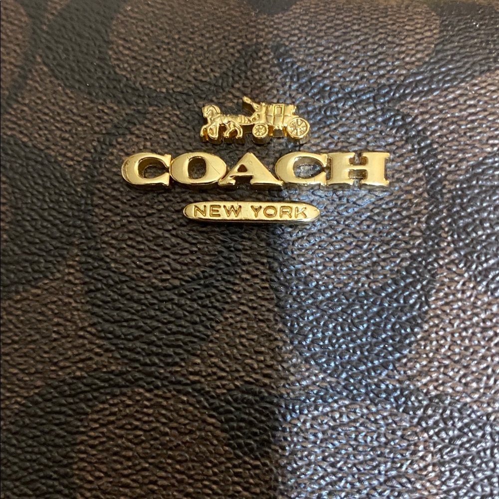 Coach Dark Brown Signature Tote - Picture 4 of 4